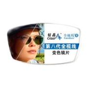 essilor 依视路 钻晶A+ 1.56折射率第八代全视线变色镜片 *2片+赠230元内纯钛镜框