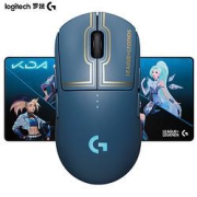 logitech罗技英雄联盟10周年海克斯科技鼠标礼盒（含GPW无线鼠标+KDA女团大鼠标垫）