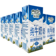 88VIP！纽麦福 部分脱脂高钙纯牛奶 250ml*24盒