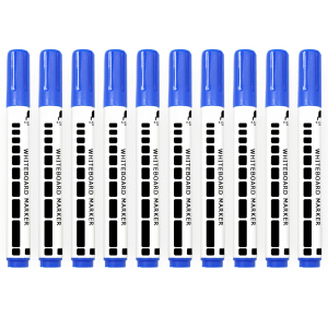 PLUS会员、亲子会员：AUCS 白板笔 蓝色 10支/盒