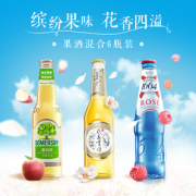 Carlsberg 嘉士伯 果味啤酒组合（1664桃红+风花雪月+夏日纷）共6瓶