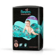 Pampers 帮宝适 黑金帮系列 拉拉裤 L34片