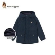PLUS会员：Hush Puppies 暇步士 男女童加绒风衣+摇粒绒马甲