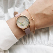 Olivia Burton 女士蒲公英花卉时装腕表 OB16SG04