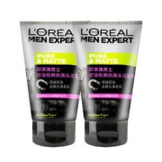 L'OREAL PARIS 巴黎欧莱雅 男士控油炭爽抗黑头洁面乳 100ml