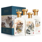 贵州茅台镇纯元 53度酱香型粮食白酒 500ml *4瓶壮丽河山酒