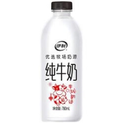 PLUS会员：yili伊利大白瓶新鲜纯牛奶780ml