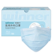 winner 稳健 一次性医用外科口罩 50只*2盒