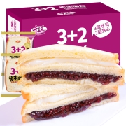 京喜：千丝 3+2紫米面包 400g*1箱
