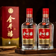 PLUS会员：五粮液金乔禧 浓香型白酒 52度高度粮食酒 2瓶装