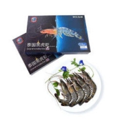 京东生鲜 海外直采 泰国活冻黑虎虾（特大号）850g 17-26只/盒 海鲜水产