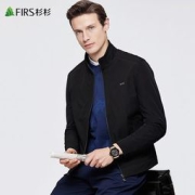 Firs 杉杉 2021秋冬新款男士绣标防风翻领休闲夹克