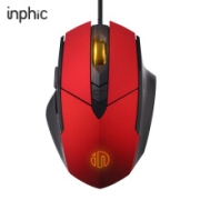 9日20点：inphic 英菲克 PW1h 有线鼠标 4000DPI 红色 19.9元
