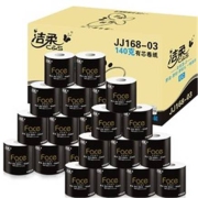 C&S 洁柔 黑Face系列 有芯卷纸 4层140g30卷*5件