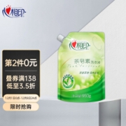 京东超市心相印茶皂素洗衣液950g（袋装）低泡易漂洗去异味 绿茶香味持久家庭装