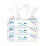 PLUS会员！C&S 洁柔   Lotion抽纸 3层30抽10包 （195*133mm）