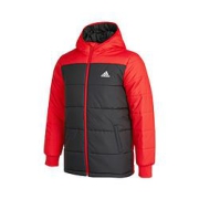 adidas阿迪达斯男童保暖休闲连帽棉服