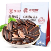 京东极速版、有券的上：味滋源 焦糖味瓜子500g