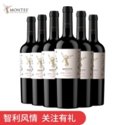 MONTES 蒙特斯 montes）智利进口红酒 赤霞珠干红葡萄酒750ml*6整箱装 探索者系列