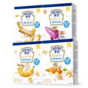 Heinz 亨氏 婴幼儿 星星泡芙圈儿童零食饼干组合装24g*4(黑米红枣 山药薏米 酸奶香蕉 香蕉苹果)