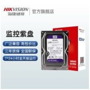 HIKVISION 海康威视 Western Digital 西部数据 紫盘系列 3.5英寸监控级硬盘 4TB 64MB(5900rpm、PMR)WD40PURX