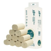 湿水不易破！绮玉 竹浆本色卷纸 1提12卷