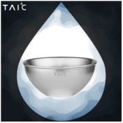 TAIC 太可钛度纯钛双层隔热防烫饭碗钛碗成人居家创意个性家用健康轻量化户外皓月银（钛本色内面）