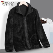 PLUS会员：啄木鸟 TUCANO 加厚摇粒绒情侣款外套 ZT801