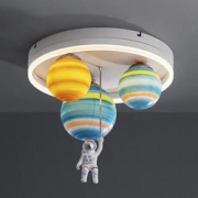新品发售：SHEDON奢灯MX22003宇航员星球吸顶灯