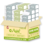 伊品妮（onpni）抽纸 原木抽纸3层*120抽纸巾软抽超韧棉感 120抽*3层4包