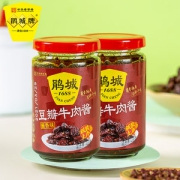 中华老字号 鹃城牌 四川郫县特产豆瓣牛肉酱 200g*2瓶