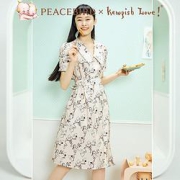 PEACEBIRD 太平鸟 A6FAA2650C2 女士翻领连衣裙