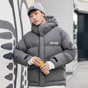 PEACEBIRD MEN 太平鸟风尚男装 x EVA联名 男式棉衣 BWABA411287