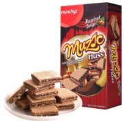 plus会员：munchy's 马奇新新 花生威化饼干 81g*4件+刺猬阿甘青稞脆片31g*3件