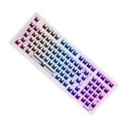 KZZI 珂芝 K980 98键 2.4G蓝牙 多模无线机械键盘套件 白色 RGB
