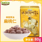 韩国进口 汤姆农场 蜂蜜黄油巴旦木杏仁干 80gx3件