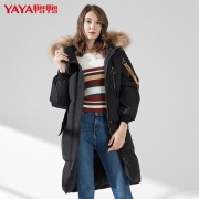 YAYA 鸭鸭  B-58234 女士中长款羽绒服