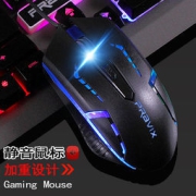 PRAVIX 铂科 有线鼠标 1000DPI 黑色