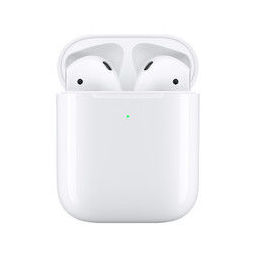 Apple 苹果 AirPods 2 半入耳式真无线蓝牙耳机 无线充电盒 白色