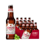 青岛啤酒 玫瑰红12度精酿白啤 258ml*24瓶 整箱装