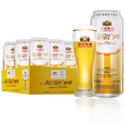 有券的上：YANJING BEER 燕京啤酒 12度 原浆白啤 500ml*12听