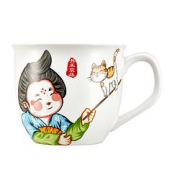 JINGREPUBLIC共禾京品唐风夜宴陶瓷马克杯500ml