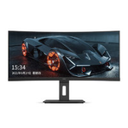 AOC 冠捷 CU34P2X 34英寸VA曲面显示器（3440*1440、144Hz、1ms、1500R）