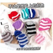 洛晴雯 加厚珊瑚绒袜子女中筒袜 3双装
