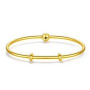 CHJJEWELLERY潮宏基女士足金手镯SDG30003429约9.3g