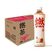 PLUS会员、临期品：元气森林燃茶草莓茉莉味500ml*15瓶（有效还有5个月）