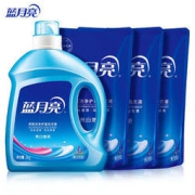 18点开始：Bluemoon 蓝月亮 亮白增艳洗衣液 3kg+1kg*3袋 薰衣草香