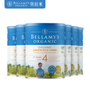 BELLAMY'S 贝拉米 有机儿童配方奶粉 4段 900g*6罐