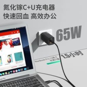 BASEUS 倍思 65W Lite版 氮化镓充电器 65W + 100W Type-C数据线 1.5m