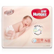 HUGGIES好奇铂金装系列婴儿纸尿裤NB76片